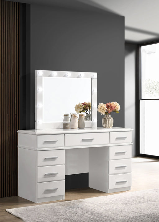 Felicity Makeup Vanity Table with LED Mirror - Levi's Discount Furniture (Vineland, NJ)