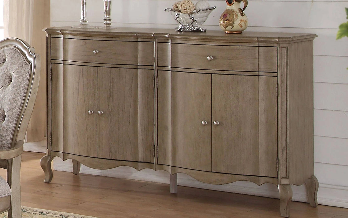 Acme Chelmsford Server in Antique Taupe 66056 - Levi's Discount Furniture (Vineland, NJ)
