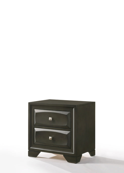 Soteris Antique Gray Nightstand - Levi's Discount Furniture (Vineland, NJ)