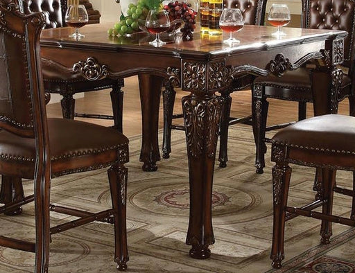 Acme Vendome Square Counter Height Table in Cherry 62025 CLOSEOUT - Levi's Discount Furniture (Vineland, NJ)