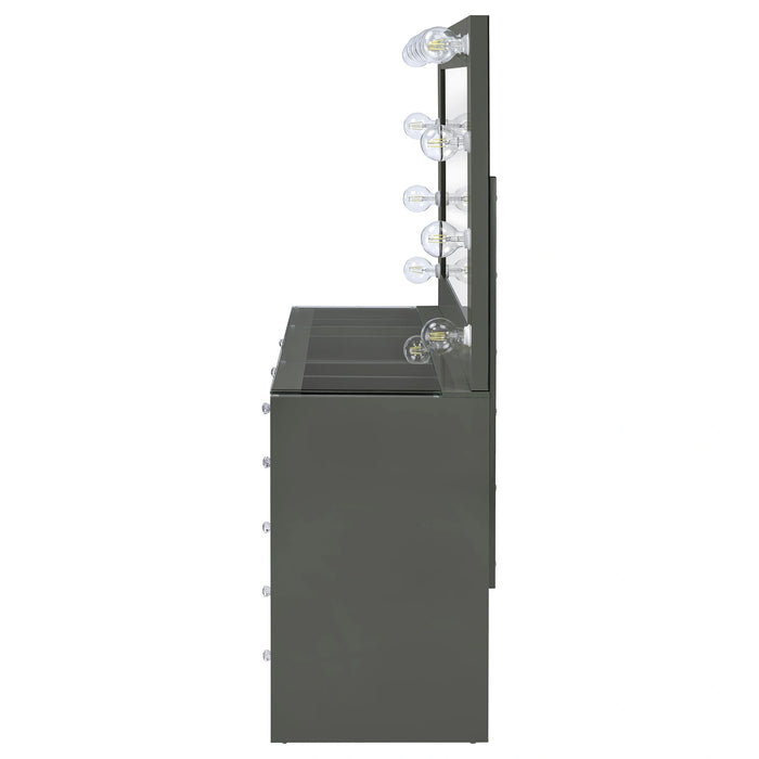 Acena Makeup Vanity Table with LED Mirror - Levi's Discount Furniture (Vineland, NJ)