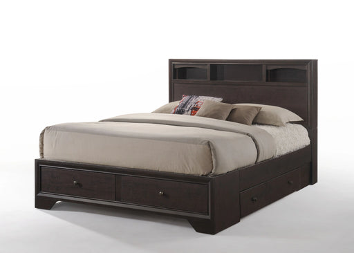 Madison II Espresso Queen Bed - Levi's Discount Furniture (Vineland, NJ)