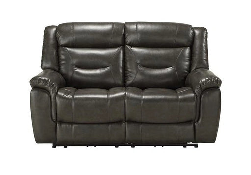 Acme Imogen Power Motion Loveseat in Gray Leather-Aire 54806 - Levi's Discount Furniture (Vineland, NJ)