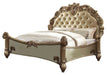 Acme Vendome Button Tufted Queen Bed in Gold Patina 23000Q - Levi's Discount Furniture (Vineland, NJ)