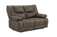 Acme Harumi Power Motion Loveseat in Gray Leather-Aire 54896 - Levi's Discount Furniture (Vineland, NJ)