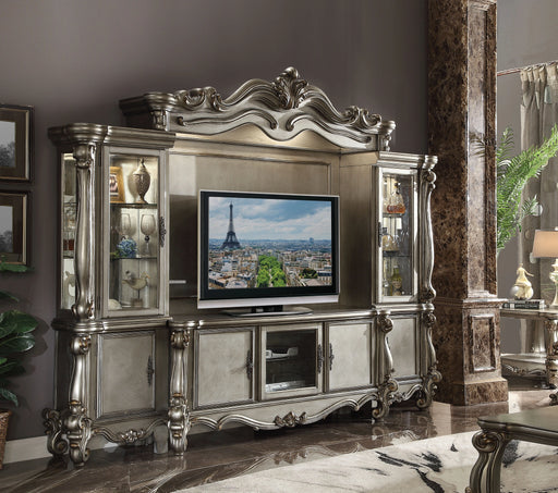 Versailles Antique Platinum TV Stand - Levi's Discount Furniture (Vineland, NJ)