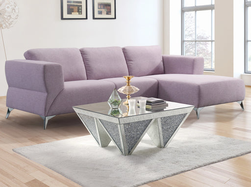 Josiah Pale Berries Fabric Sectional Sofa - Levi's Discount Furniture (Vineland, NJ)