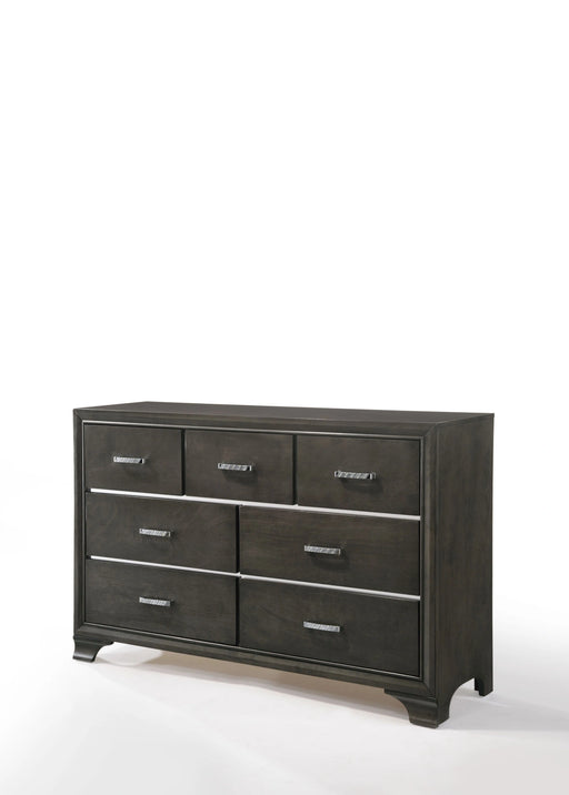 Carine II Gray Dresser - Levi's Discount Furniture (Vineland, NJ)
