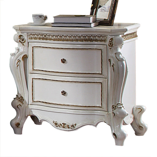 Picardy Antique Pearl Nightstand - Levi's Discount Furniture (Vineland, NJ)