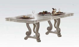 Acme Ragenardus Rectangular Dining Table in Antique White 61280 - Levi's Discount Furniture (Vineland, NJ)