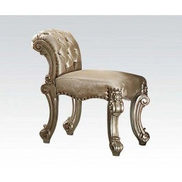 Acme Vendome Vanity Stool Gold Patina 23008 - Levi's Discount Furniture (Vineland, NJ)