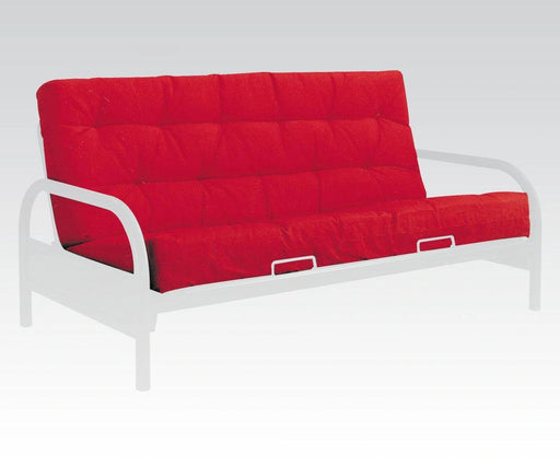 Acme 8" Full Futon Mattress in Red/Black 02812 - Levi's Discount Furniture (Vineland, NJ)
