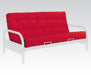 Acme 8" Full Futon Mattress in Red/Black 02812 - Levi's Discount Furniture (Vineland, NJ)