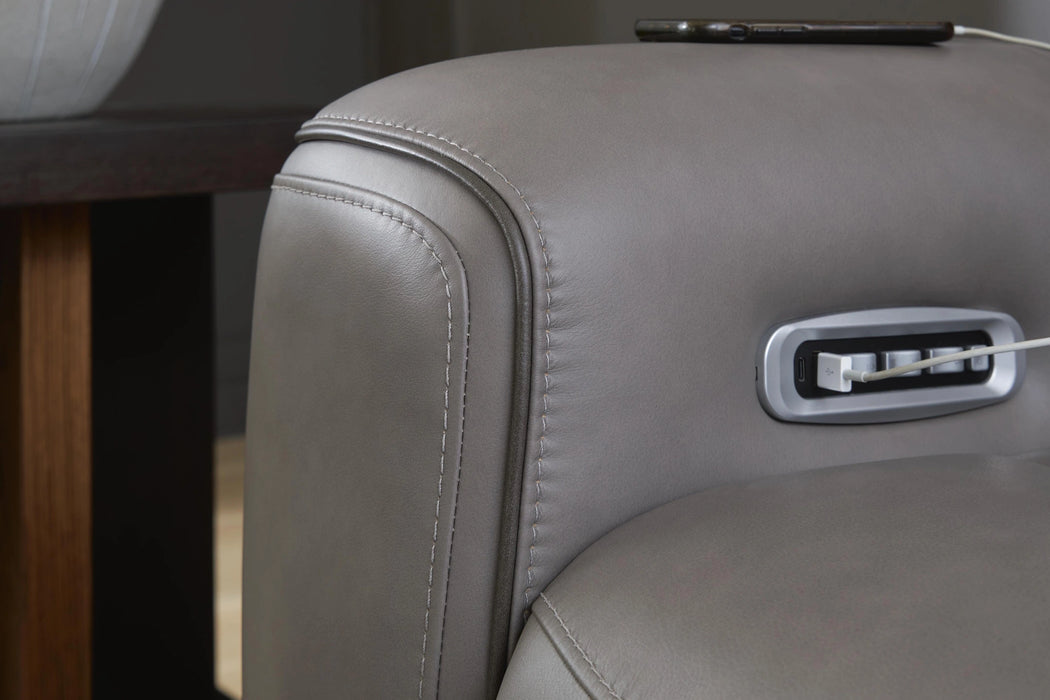 5Z-Comfort Power Reclining Loveseat with Console - Levi's Discount Furniture (Vineland, NJ)
