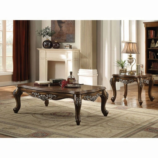 Latisha Antique Oak Coffee Table - Levi's Discount Furniture (Vineland, NJ)