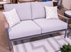 Ocean Beach Outdoor Loveseat with Cushion - Levi's Discount Furniture (Vineland, NJ)