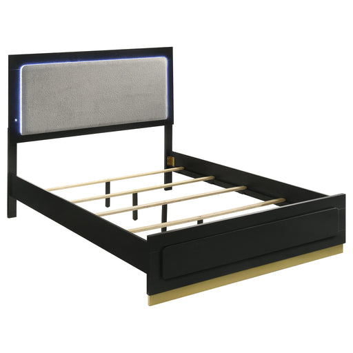 Caraway Panel Bed with LED Lighting - Levi's Discount Furniture (Vineland, NJ)