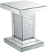 Acme Furniture Nysa End Table in Mirrored & Faux Crystals 80284 - Levi's Discount Furniture (Vineland, NJ)