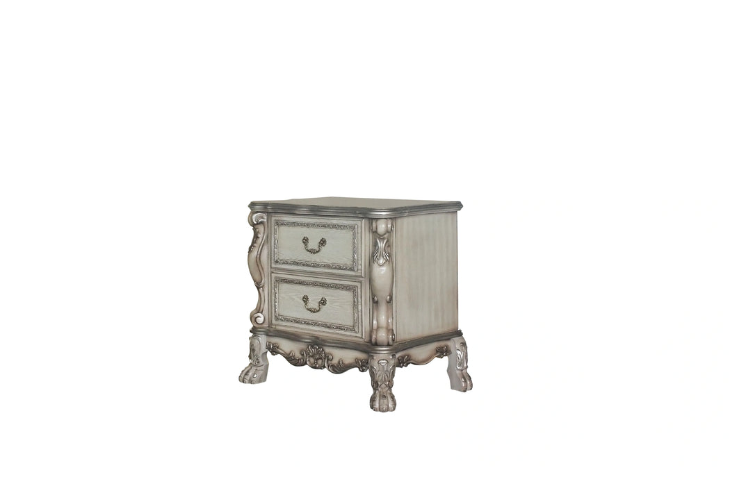 Dresden Vintage Bone White Nightstand - Levi's Discount Furniture (Vineland, NJ)
