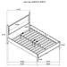 Mason Panel Platform Bed - Levi's Discount Furniture (Vineland, NJ)