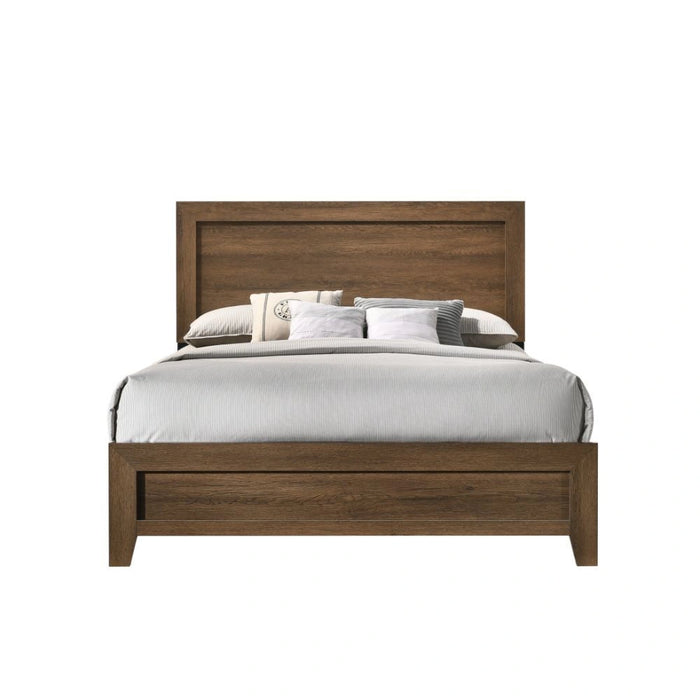 Miquell - Queen Bed - Brown, Light - 84" - Levi's Discount Furniture (Vineland, NJ)