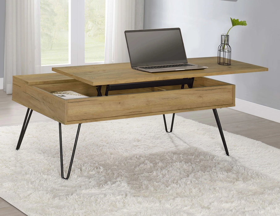 Fanning Lift-Top Coffee Table - Levi's Discount Furniture (Vineland, NJ)