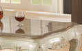 Chantelle Marble & Pearl White Coffee Table - Levi's Discount Furniture (Vineland, NJ)