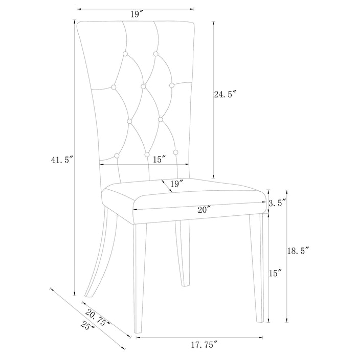 Kerwin Dining Side Chair - Levi's Discount Furniture (Vineland, NJ)