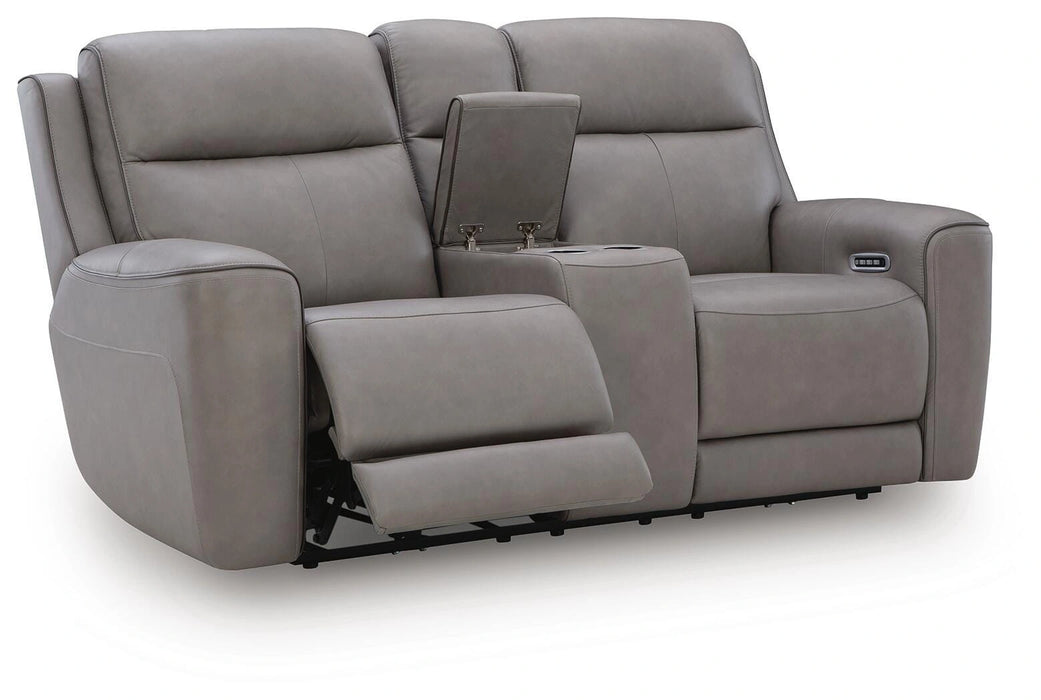 5Z-Comfort Power Reclining Loveseat with Console - Levi's Discount Furniture (Vineland, NJ)