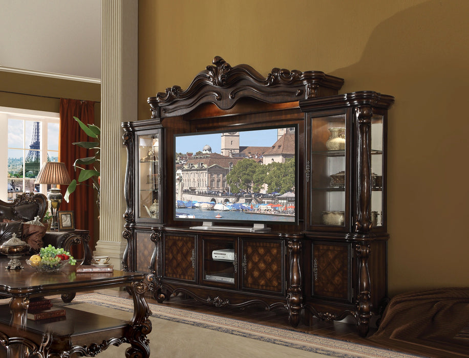 Versailles Cherry Oak Entertainment Center (Side Piers & Bridge) - Levi's Discount Furniture (Vineland, NJ)