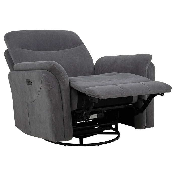 Adler Power Swivel Glider Recliner - Levi's Discount Furniture (Vineland, NJ)