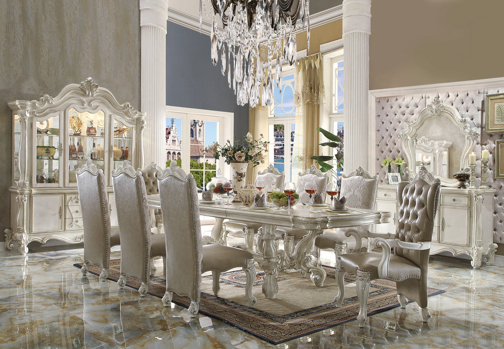 Versailles Bone White Dining Table - Levi's Discount Furniture (Vineland, NJ)