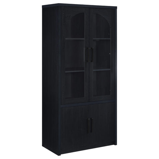 Riva Tall Display Cabinet with LED Lighting - Levi's Discount Furniture (Vineland, NJ)