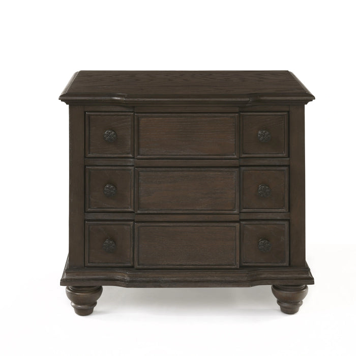 Baudouin Weathered Oak Nightstand - Levi's Discount Furniture (Vineland, NJ)
