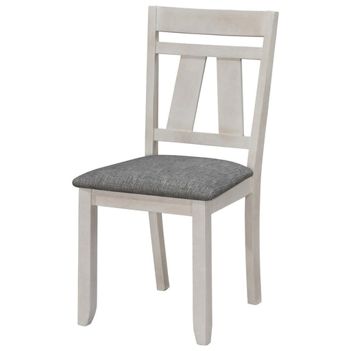 Crown Mark Maribelle Side Chair in Chalk/Grey (Set of 2) image