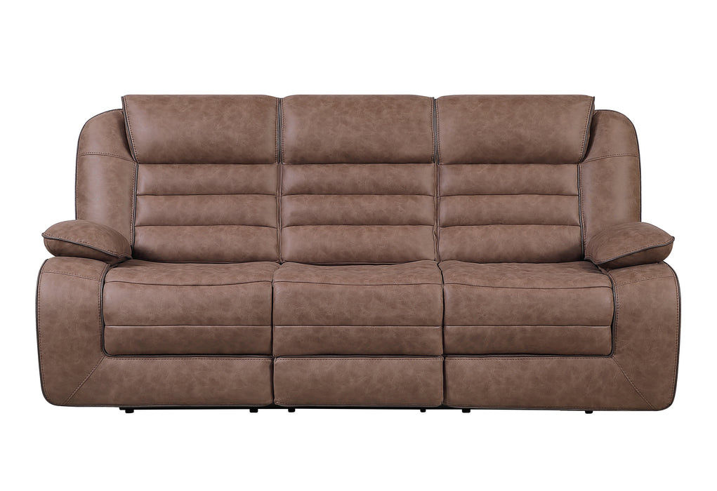 U2250 BROWN RECLINING SOFA - Levi's Discount Furniture (Vineland, NJ)