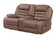 U2250 BROWN CONSOLE RECLINING LOVESEAT - Levi's Discount Furniture (Vineland, NJ)