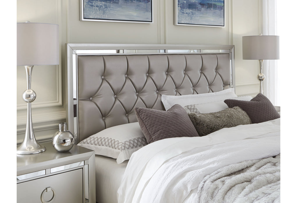 RILEY SILVER KING BED