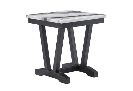 T1319 Blk/Wht End Table
