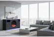 Nyla Grey 60" Entertainment Unit with Speakers and LED