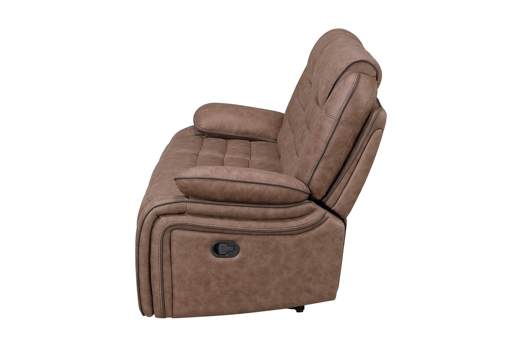 U2250 BROWN RECLINING SOFA - Levi's Discount Furniture (Vineland, NJ)
