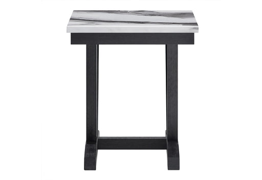 T1319 Blk/Wht End Table