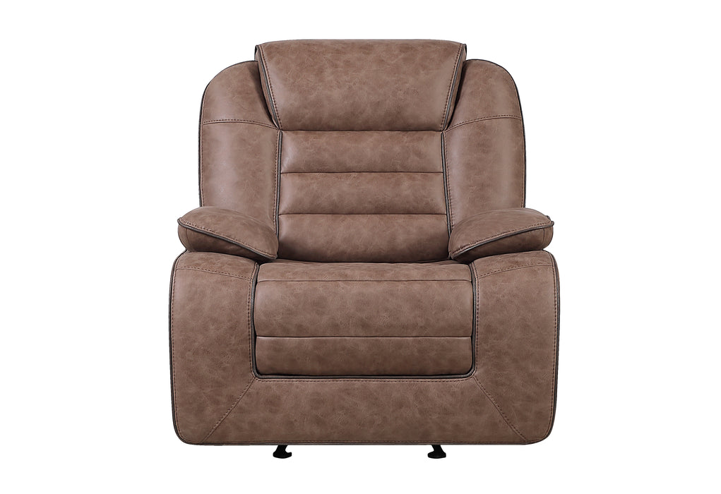 U2250 BROWN GLIDER RECLINER - Levi's Discount Furniture (Vineland, NJ)