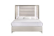 Zambrano White Bed with LED