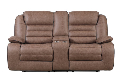U2250 BROWN CONSOLE RECLINING LOVESEAT - Levi's Discount Furniture (Vineland, NJ)
